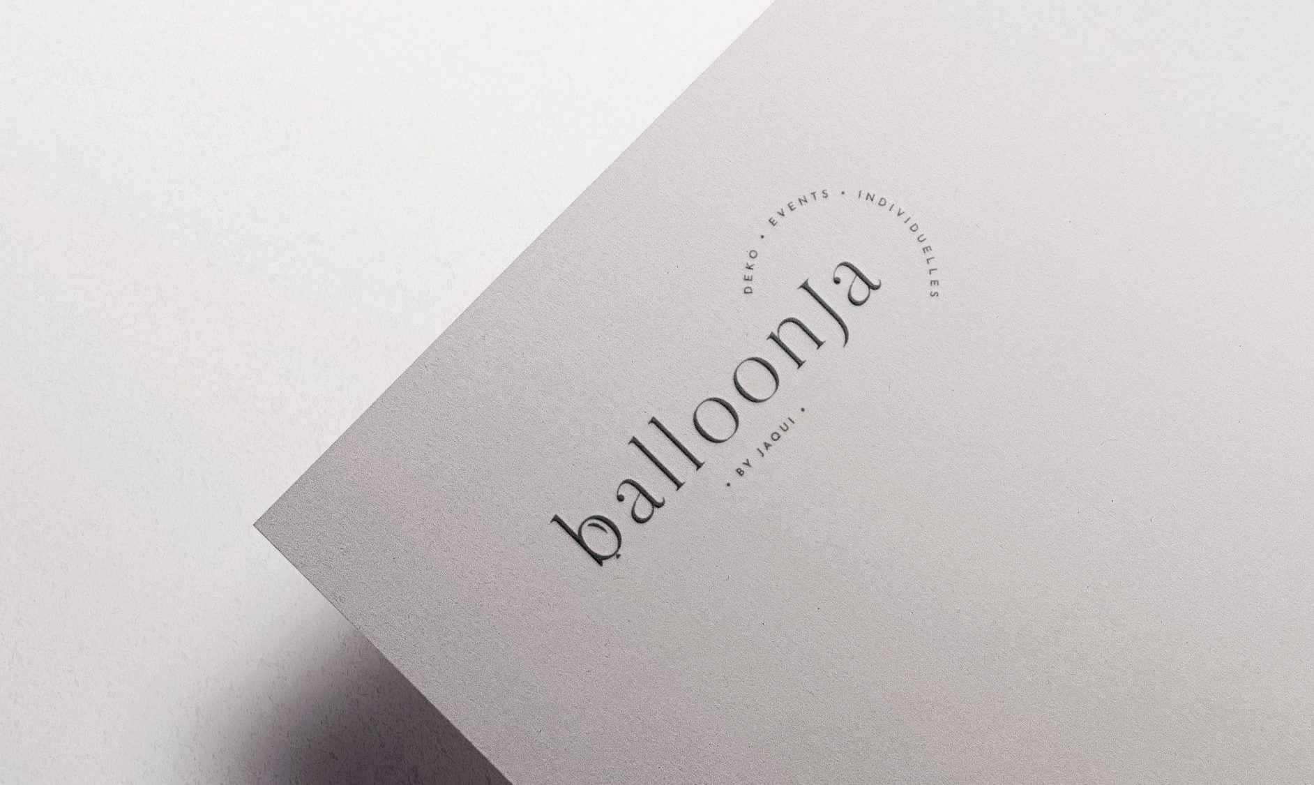 Portfolio / Projekt: Logodesign, Branddesign Balloonja by Jaqui