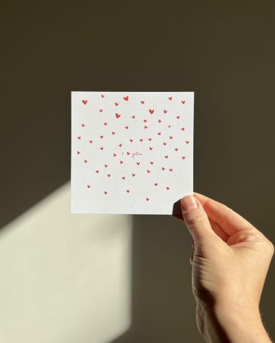 Postkarte "i love you"