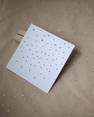 Postkarte "i love you"